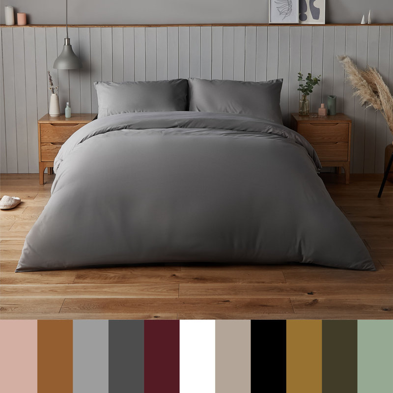 Silentnight Supersoft Duvet Set, Single - 1 Standard Pillowcase, Purple