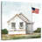 Lilie Hoisted American Flag-109227407