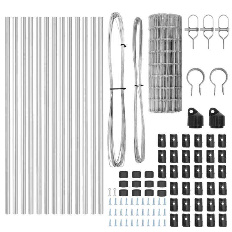 Border Fencing, 60 x 2500 x 0.2 cm, Silver