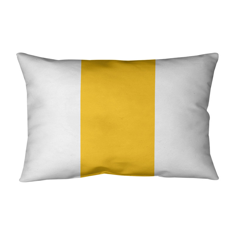 Coussin lombaire intérieur/extérieur baltimore retour, Blanc / Doré