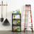 Gracious Living 4 Shelf Fixed Height Solid Light Duty Home Storage Unit