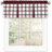 Plaid Tailored Kitchen Curtain-70338855-70338856