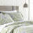 Pure Melody Microfiber Oversized Down Alternative Paisley Comforter Set with matching shams-979489198-979489196