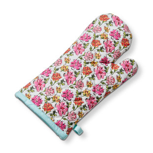 In Bloom Oven Mitt Pink Cotton Everyday
