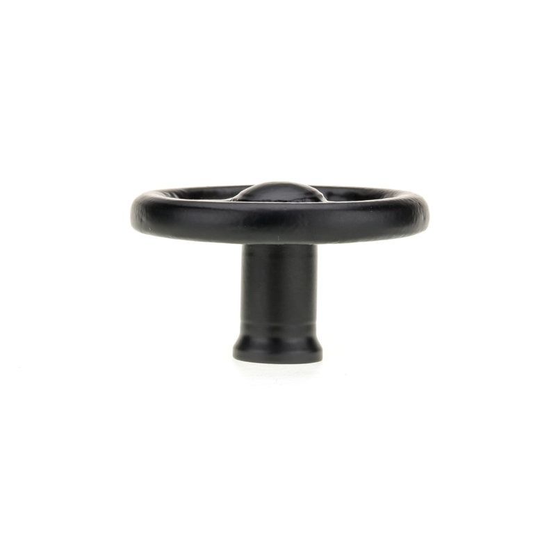 Oversized 3 1/8" Novelty Knob, Black
