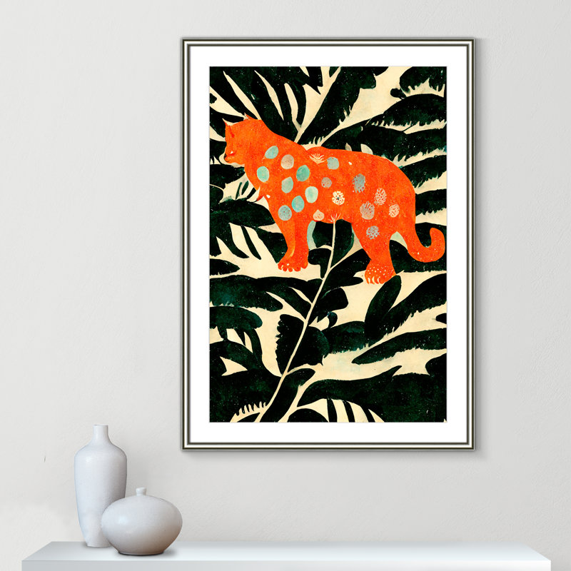 «Jungle» par Treechild, L 30,75 po x H 42,75 po, Imprimé mat, Argent classique