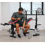 Ensemble de banc de musculation 6 en 1 avec banc de squat réglable-1995558662