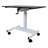 West Hewish Adjustable Metal Base Standing Desk