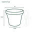 Pot à fleur intérieur / extérieur en plastique Terra-364854830-364854824