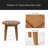 Outdoor 16" Acacia Wood Side Table-2069101080