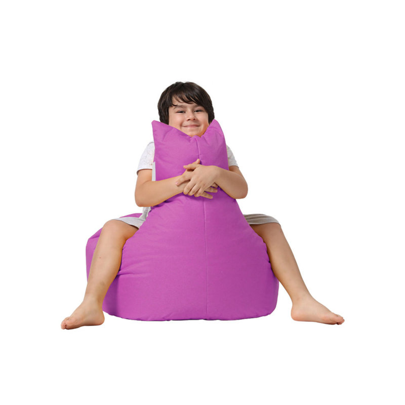 Polyester Indoor / Outdoor Bean Bag, Pink 100% Polyester