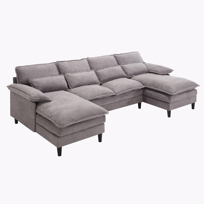 Canapé modulaire en U modulaire, Gris