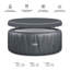 Metro Lane Chyenne 4 Person 110 - Jet Polyvinyl Chloride (PVC) Round Inflatable Hot Tub-708628359