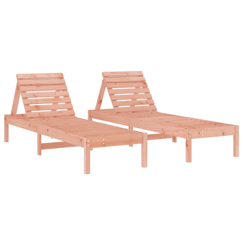 Adoniram 199.5 cm Long Pine Double Chaise, Grey, 2