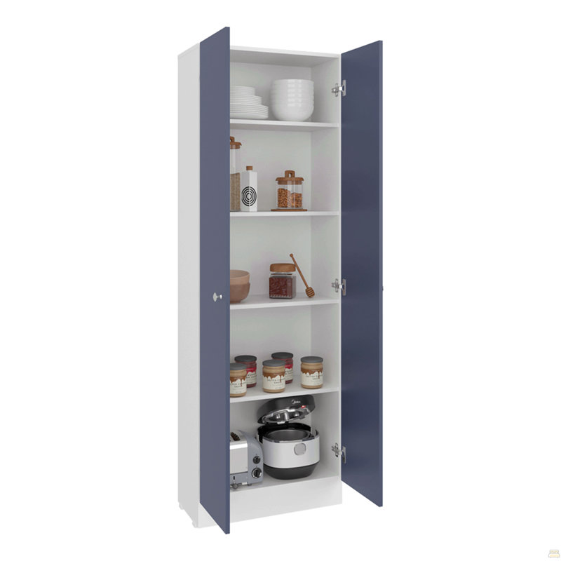 Garde-manger H 71,1 po, 2 portes, 5 tablettes