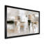 "Brown and Black Brushstroke", peinture abstraite sur toile brune-348936068-348936121-348936122