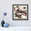 No Swimming by Norman Rockwell - Floater Frame Print on Canvas-1411464221-1411464223