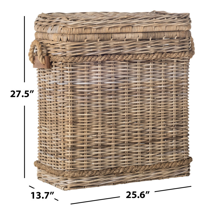 Whyte Wicker Trunk, Light Brown
