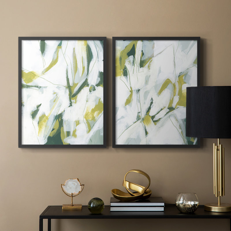 Reproduction encadrée Emerald Ice I-Premium - prête à être accrochée - aucun clou requis - aucun clou requis