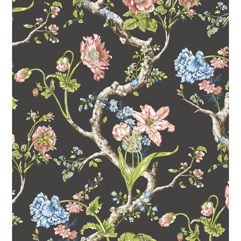 Arcadia Wallpaper Roll, Noir