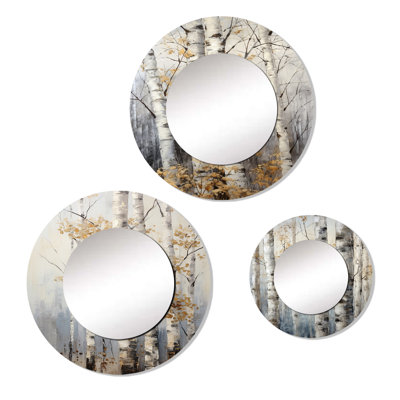 Huerres Metal Round Mirror