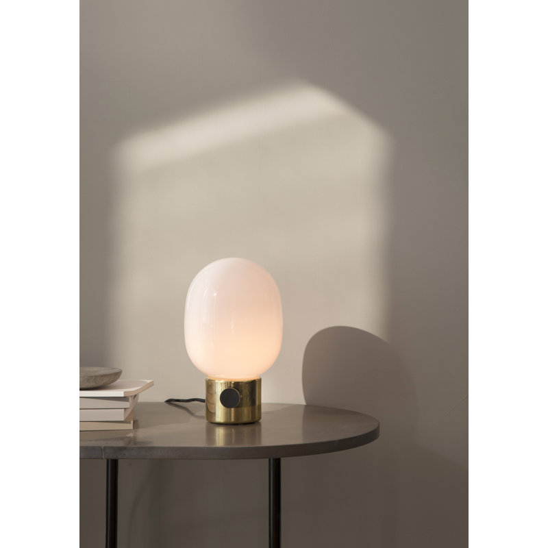 JWDA LED Table Lamp, 11.4" H x 6.7" W x 6.7" D, Light Gray/Concrete