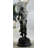 Native American Warrior Girl In Feathered Headdress Bronze Statue Signed Original 18 Inches X 6 Inches