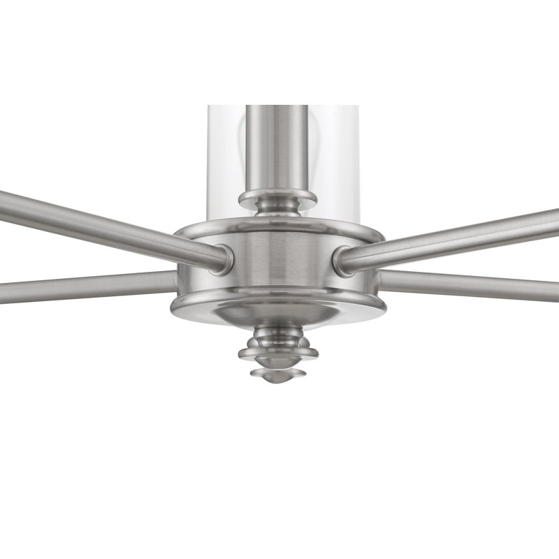 Lustre 5 lumières unique classic/traditionnel Uffington, Nickel poli brossé