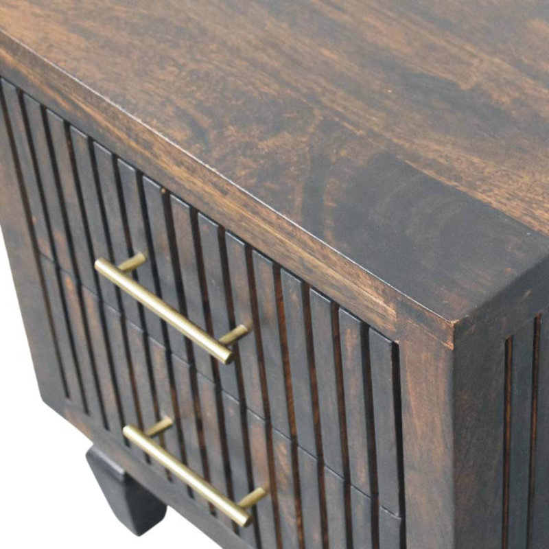 45cm W Solid Wood Bedside Table