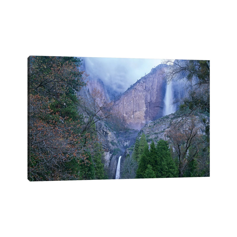Yosemite Falls In Spring, Yosemite National Park, California by Tim Fitzharris - Wrapped Canvas Print