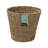 JVL SEAGRASS ON POWDER COATED IRON FRAME Bin
