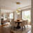 Triple-tier Gradient Glass Pendant Light - Adjustable Length / E26 Base / Wall Switch Control