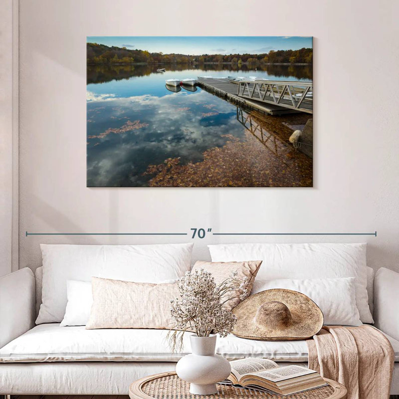 Lac Alvord Lonely Dock, H 30 po x l 45 po