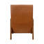 Fauteuil d'appoint 1 pièce brun