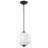 Glint 1-Light Vintage Pumpkin Glass Pendant Light