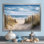 «Tranquility Path To Dune Beach I - Coastal Beach Sand», reproduction sur toile encadrée