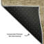 Tapis taupe Prisco lavable à la machine de qualité supérieure-250482143