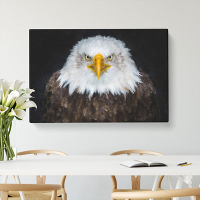 Bald Eagle Bird - Wrapped Canvas Painting