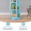 Armoire à bijoux pivotante à 360 ° 3 modes DEL verrouillables -1824420870