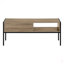 Meuble télé, console de 48 po, meuble multimédia, tiroirs de rangement, salon, chambre à coucher, métal noir, contemporain, moderne