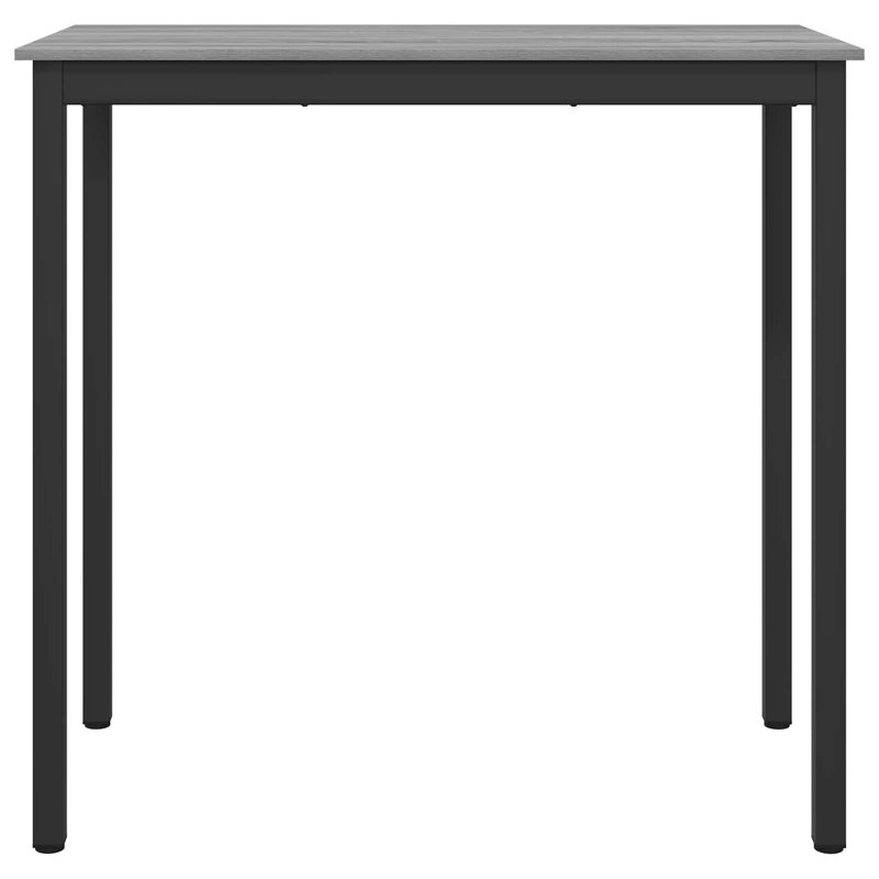 Standing Bar Table Engineered Wood, Grey, 105cmH x 110cmL x 55cmW