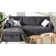 Baerl 84" Sofa Bed Pull Out Bed with Storage Chaise