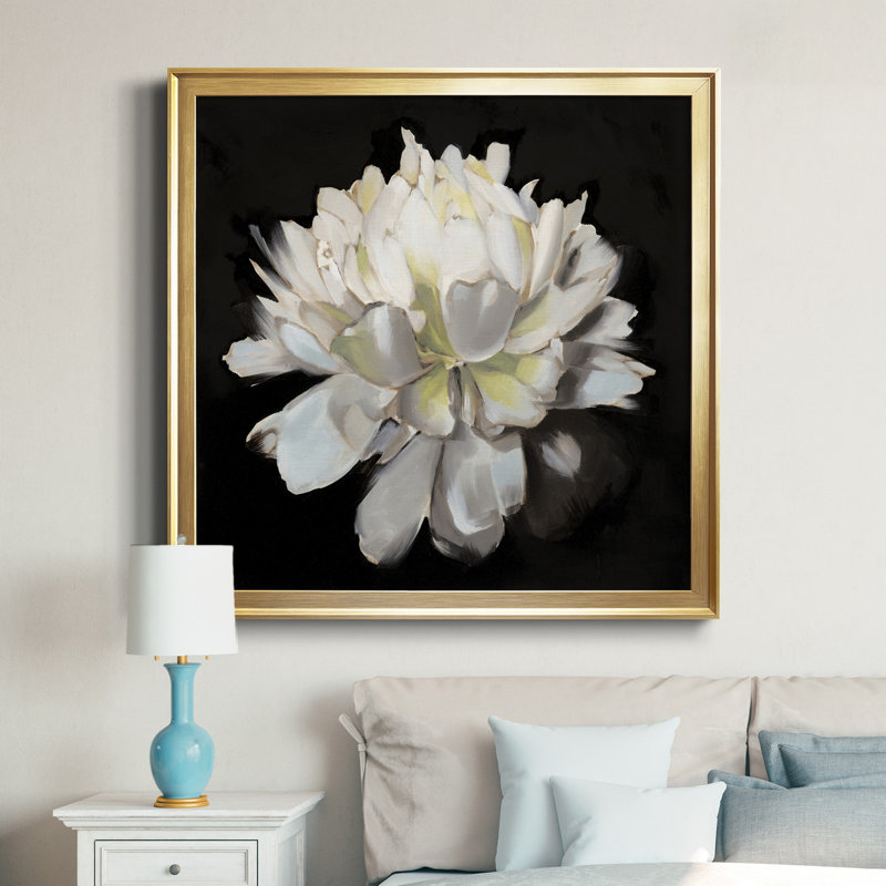 «All Aflutter», reproduction d'art sur toile encadrée, Encadré gris, H 34,5 po x l 34,5 po x P 1,5 po