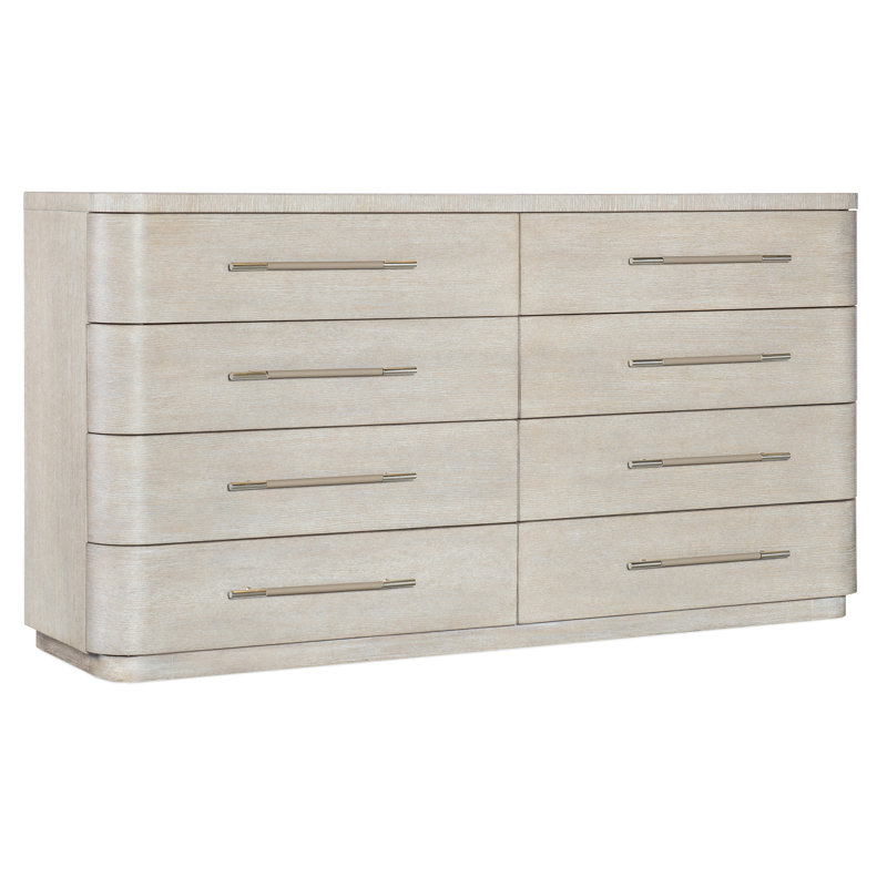 Modern Mood Dresser, Light Wood/Diamond