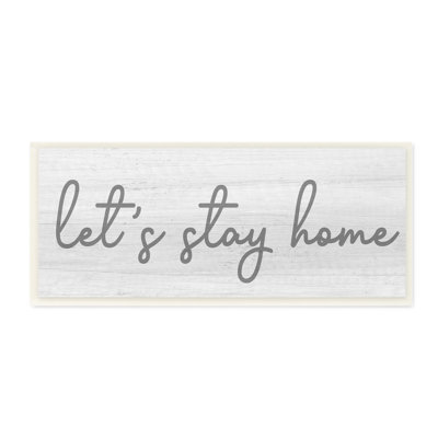 «Let Stay Home Sentiments», écriture circulaire douce