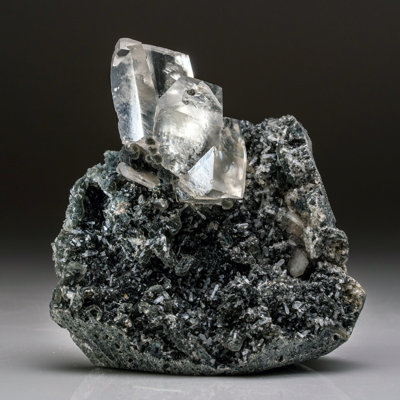 Calcite optique dans la matrice de Bombay Quarry, Mumbai, Maharastra, Inde