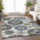 Premium Machine Washable Prisco Pewter Rug