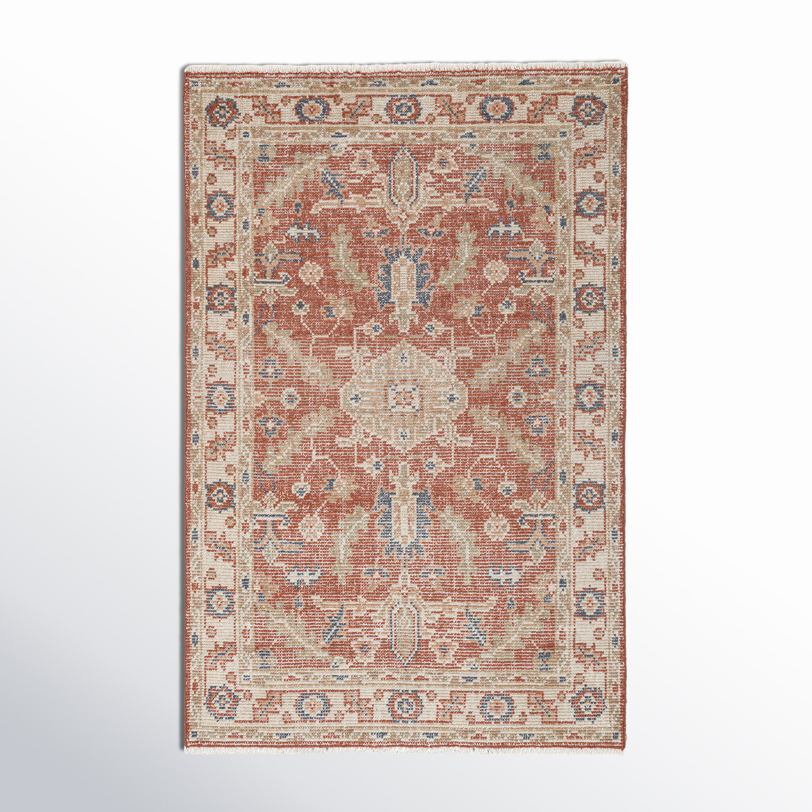 Birch Lane™ Hand Knotted Wool Farida Rug, Rectangle 8' x 10'