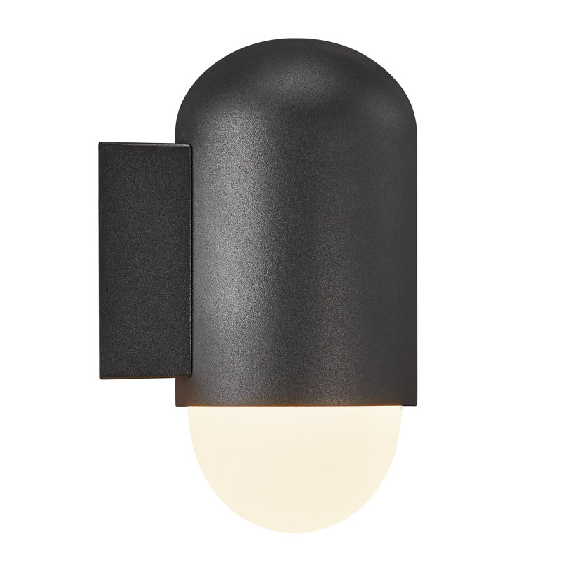 Heka Flush Mounted Sconce, Black