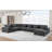 Willesden  Modular Corduroy Sectional-1004529257